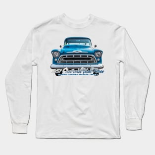 1957 Chevrolet Task Force Cameo Carrier Pickup Truck Long Sleeve T-Shirt